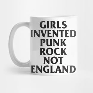 Girls Invented Punk Rock Not England Vintage Aesthetic Mug